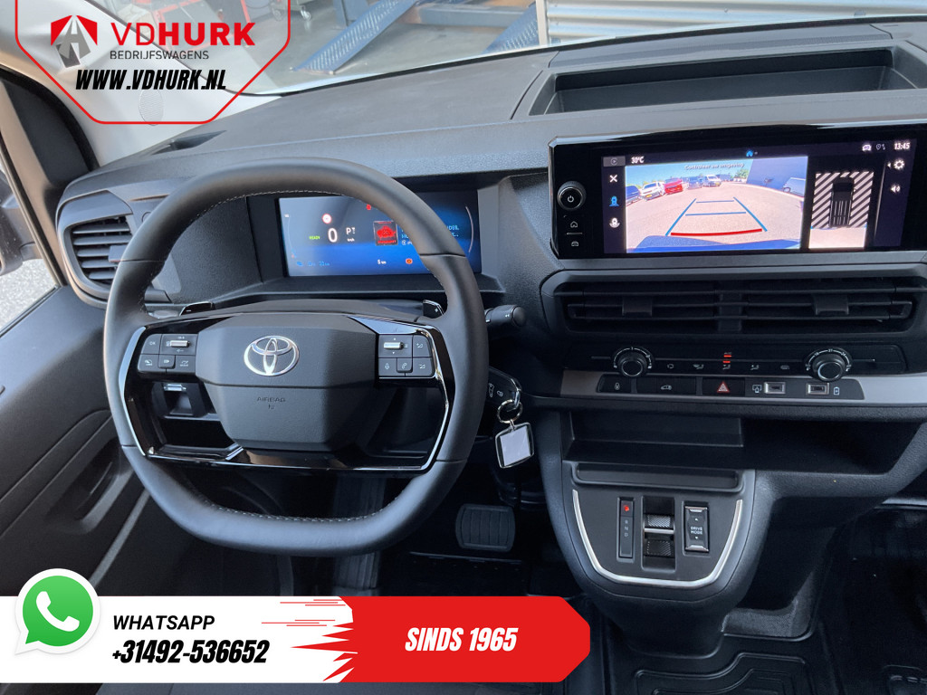 Toyota e-ProAce Worker Bestelbus 50 kWh 230 km WLTP Adapt.Cruise/ Snellader/ Standkachel/ Stuurverw./ Carplay/ Airco/ Camera/ PDC 11