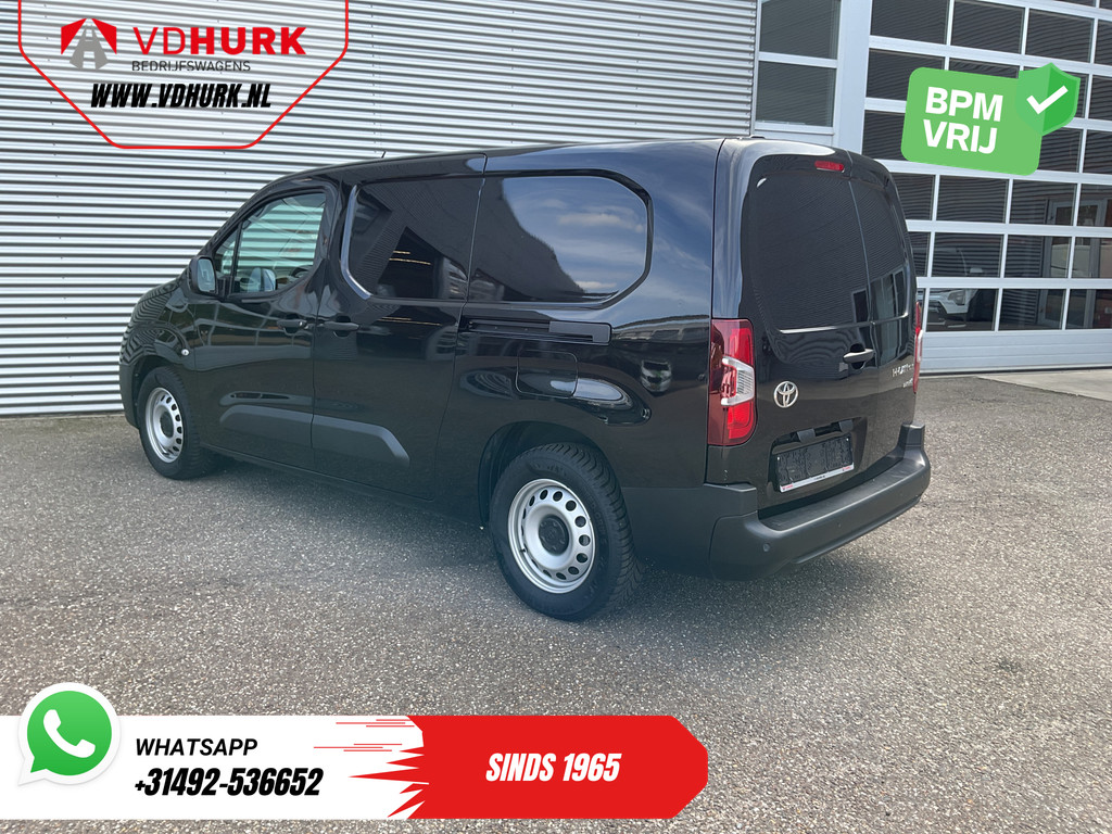 Toyota e-ProAce City 50 kWh 320 km WLTP L2 3Pers./ LED/ Standkachel/ Snellader/ 2x Schuifdeur/ Airco/ Cruise/ PDC/ DAB Bestelbus  1