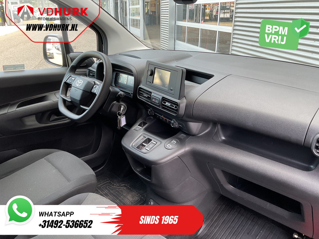 Toyota e-ProAce City 50 kWh 320 km WLTP L2 3Pers./ LED/ Standkachel/ Snellader/ 2x Schuifdeur/ Airco/ Cruise/ PDC/ DAB Bestelbus  2
