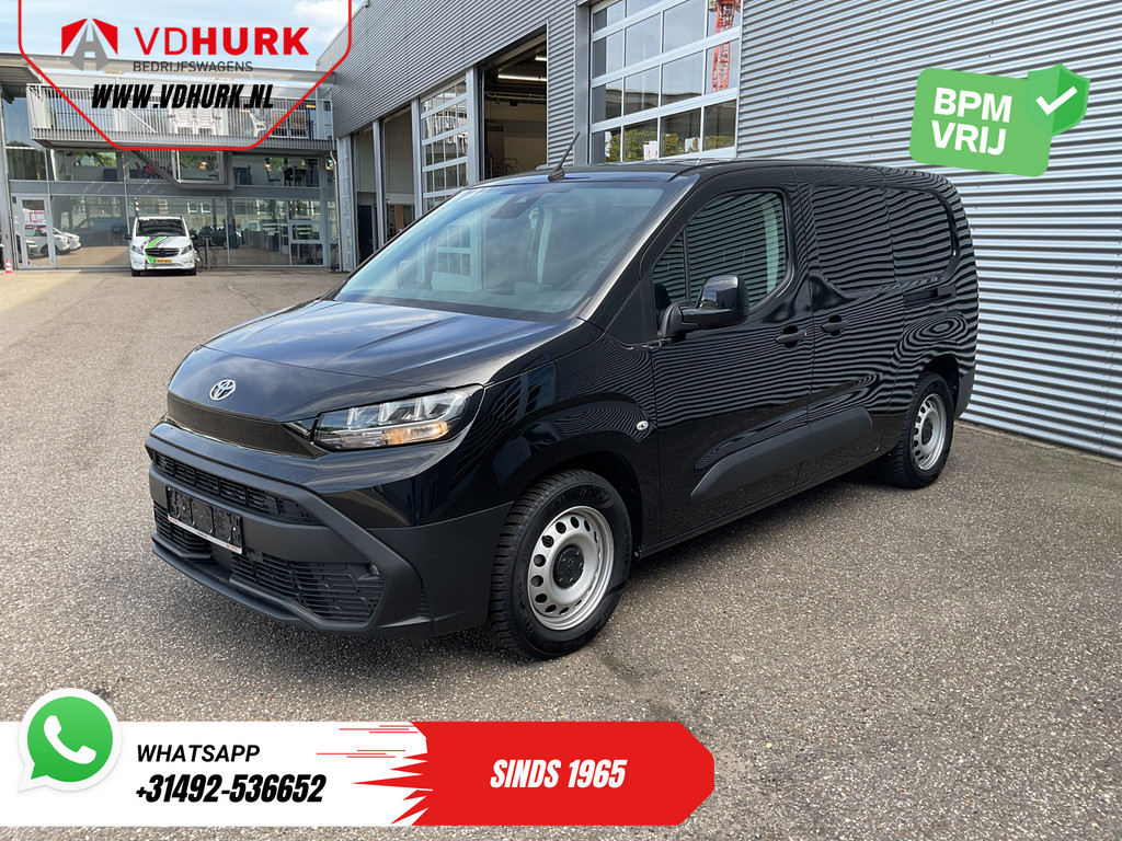 Toyota e-ProAce City 50 kWh 320 km WLTP L2 3Pers./ LED/ Standkachel/ Snellader/ 2x Schuifdeur/ Airco/ Cruise/ PDC/ DAB Bestelbus  7