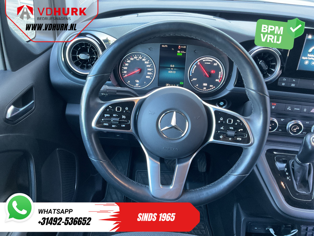 Mercedes-Benz eCitan Bestelbus 112 Pro L2 51 kWh 280 WLTP LED/ Snellader/ 3pers./ Stoelverw./ Stuurverw./ Carplay/ Navi/ Camera/ Climate/ Cruise 11