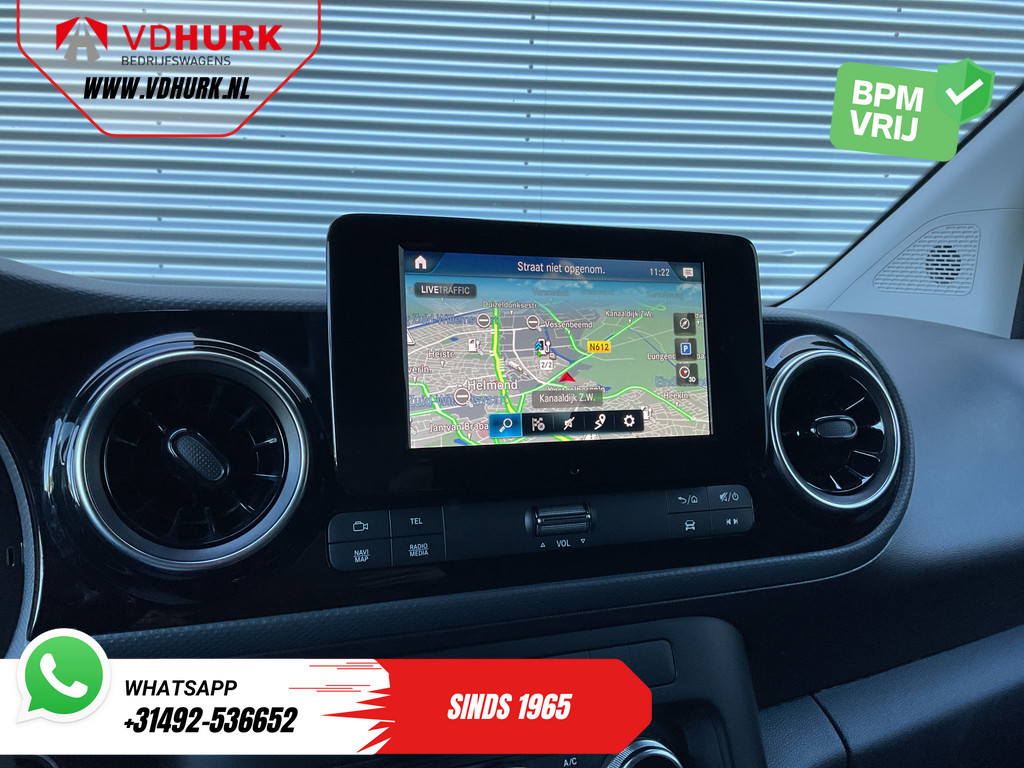 Mercedes-Benz eCitan Bestelbus 112 Pro L2 51 kWh 280 WLTP LED/ Snellader/ 3pers./ Stoelverw./ Stuurverw./ Carplay/ Navi/ Camera/ Climate/ Cruise 12