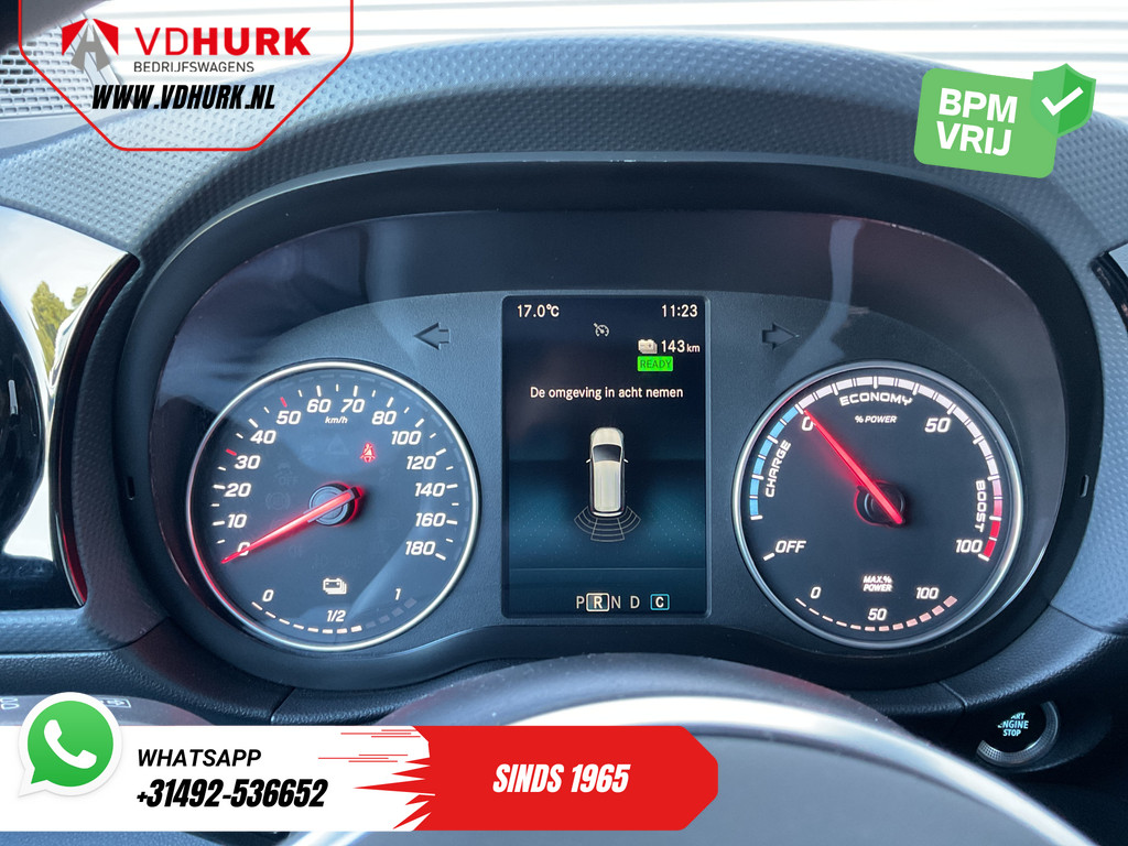 Mercedes-Benz eCitan Bestelbus 112 Pro L2 51 kWh 280 WLTP LED/ Snellader/ 3pers./ Stoelverw./ Stuurverw./ Carplay/ Navi/ Camera/ Climate/ Cruise 14