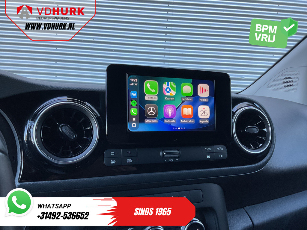 Mercedes-Benz eCitan Bestelbus 112 Pro L2 51 kWh 280 WLTP LED/ Snellader/ 3pers./ Stoelverw./ Stuurverw./ Carplay/ Navi/ Camera/ Climate/ Cruise 15