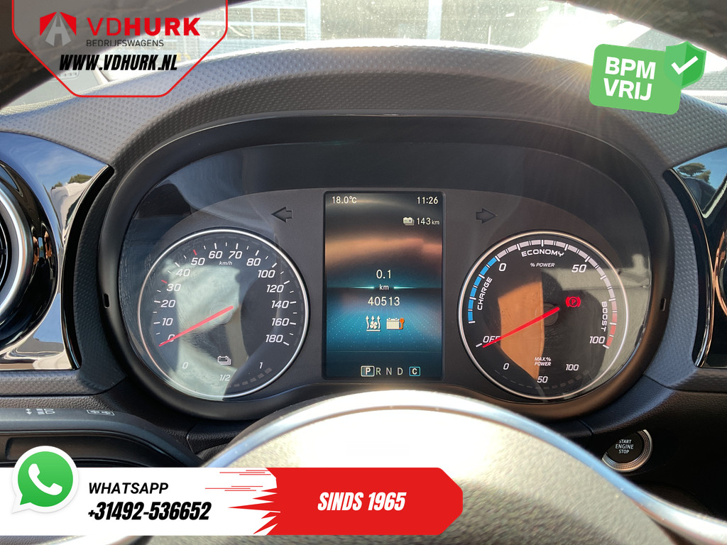 Mercedes-Benz eCitan Bestelbus 112 Pro L2 51 kWh 280 WLTP LED/ Snellader/ 3pers./ Stoelverw./ Stuurverw./ Carplay/ Navi/ Camera/ Climate/ Cruise 17