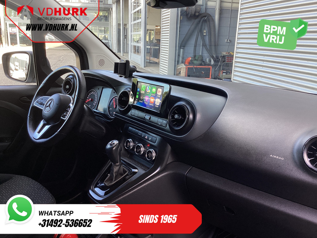 Mercedes-Benz eCitan Bestelbus 112 Pro L2 51 kWh 280 km WLTP LED/ Snellader/ 3Pers./ Stuurverw./ Voorruitverw./ Carplay/ Navi/ Camera/ Climate/ Cruise/ Trekhaa 10