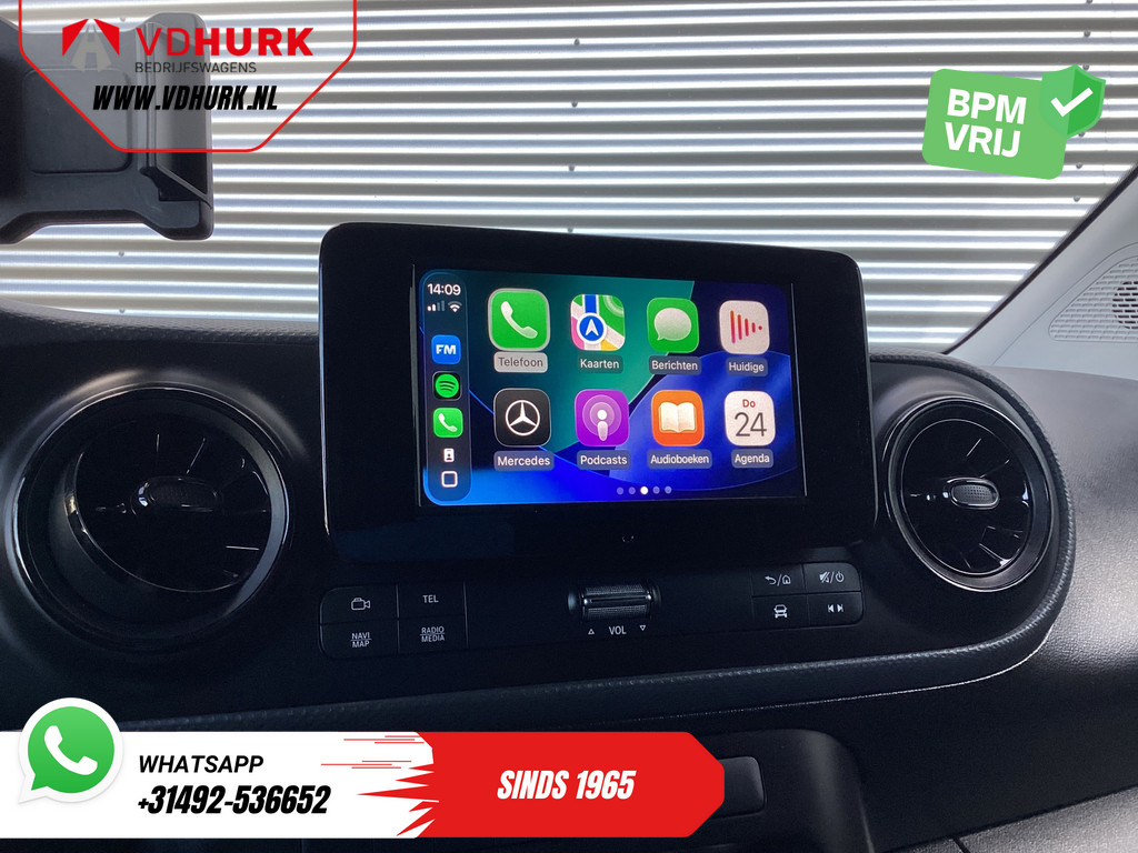 Mercedes-Benz eCitan Bestelbus 112 Pro L2 51 kWh 280 km WLTP LED/ Snellader/ 3Pers./ Stuurverw./ Voorruitverw./ Carplay/ Navi/ Camera/ Climate/ Cruise/ Trekhaa 13