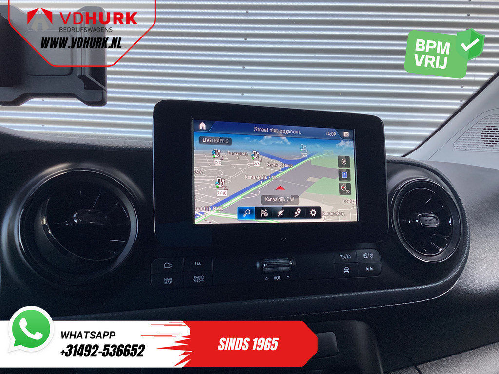 Mercedes-Benz eCitan Bestelbus 112 Pro L2 51 kWh 280 km WLTP LED/ Snellader/ 3Pers./ Stuurverw./ Voorruitverw./ Carplay/ Navi/ Camera/ Climate/ Cruise/ Trekhaa 15