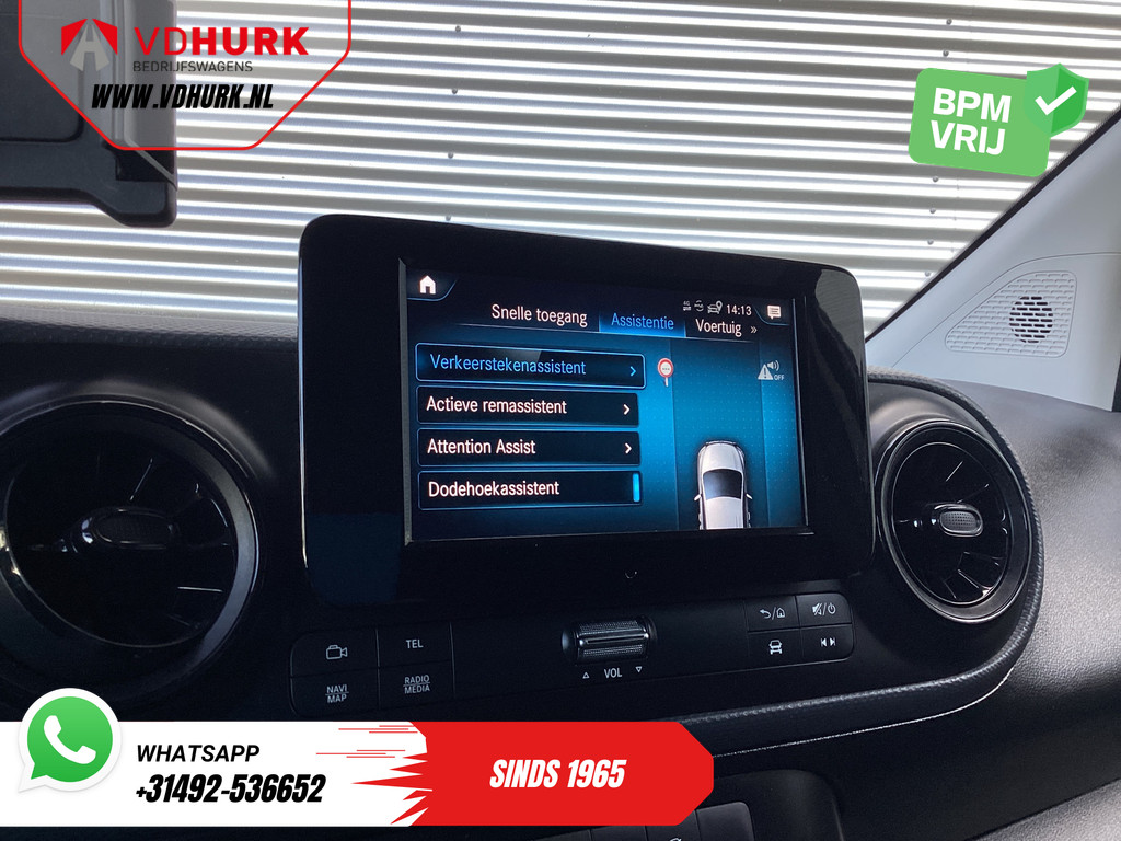 Mercedes-Benz eCitan Bestelbus 112 Pro L2 51 kWh 280 km WLTP LED/ Snellader/ 3Pers./ Stuurverw./ Voorruitverw./ Carplay/ Navi/ Camera/ Climate/ Cruise/ Trekhaa 17