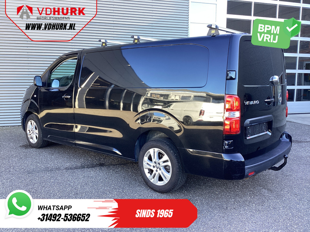 Opel Vivaro Bestelbus 2.0 HDi 145 pk L3 Aut. Xenon/ Standkachel/ Carplay/ Stoelverw./ Keyless/ Climate/ Camera/ Cruise/ 17’LMV/ PDC/ Dakdragers/ Trekh 1