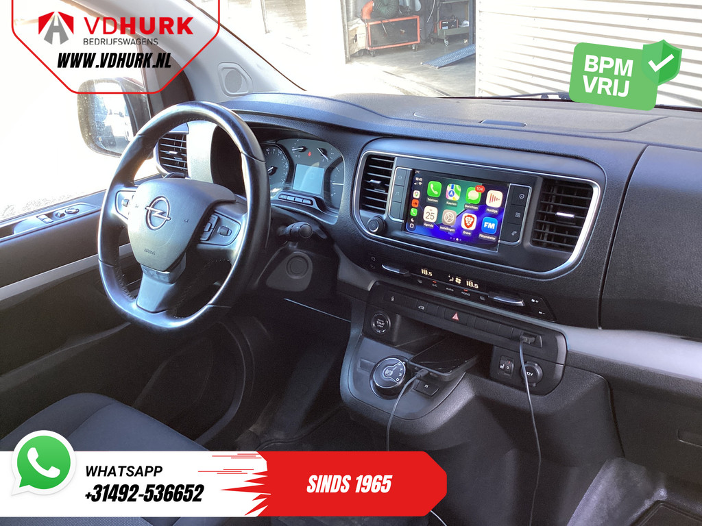 Opel Vivaro Bestelbus 2.0 HDi 145 pk L3 Aut. Xenon/ Standkachel/ Carplay/ Stoelverw./ Keyless/ Climate/ Camera/ Cruise/ 17’LMV/ PDC/ Dakdragers/ Trekh 11