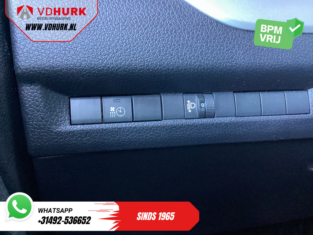 Opel Vivaro Bestelbus 2.0 HDi 145 pk L3 Aut. Xenon/ Standkachel/ Carplay/ Stoelverw./ Keyless/ Climate/ Camera/ Cruise/ 17’LMV/ PDC/ Dakdragers/ Trekh 13