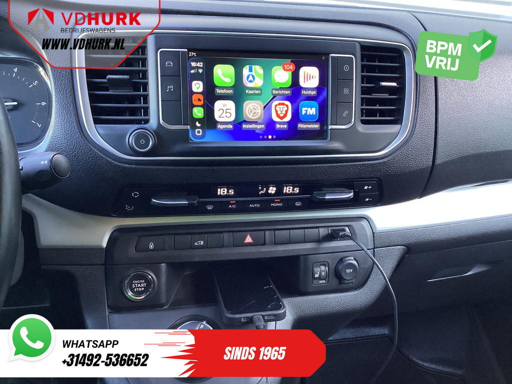 Opel Vivaro Bestelbus 2.0 HDi 145 pk L3 Aut. Xenon/ Standkachel/ Carplay/ Stoelverw./ Keyless/ Climate/ Camera/ Cruise/ 17’LMV/ PDC/ Dakdragers/ Trekh 14