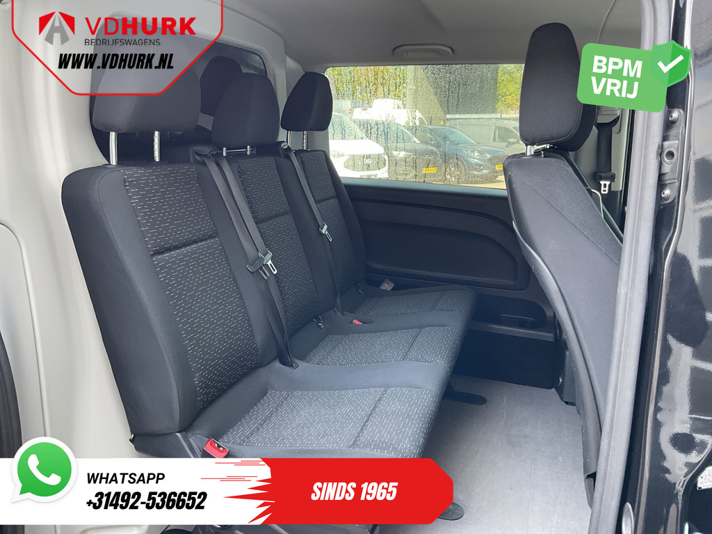 Mercedes-Benz Vito Bestelbus 116 CDI L3 Aut. DC Dubbel Cabine LED/ Adapt.Cruise/ Carplay/ Standkachel/ Stoelverw./ Climate/ Camera/ 17’LMV/ Trekhaak 11