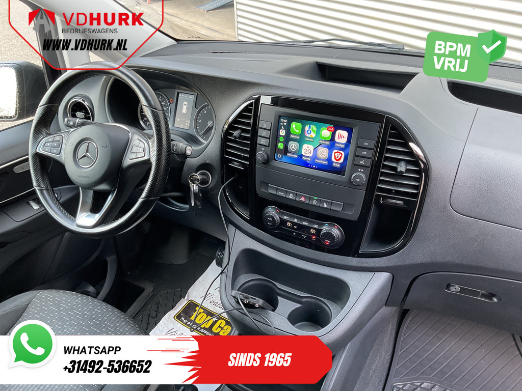 Mercedes-Benz Vito Bestelbus 116 CDI L3 Aut. DC Dubbel Cabine LED/ Adapt.Cruise/ Carplay/ Standkachel/ Stoelverw./ Climate/ Camera/ 17’LMV/ Trekhaak 12