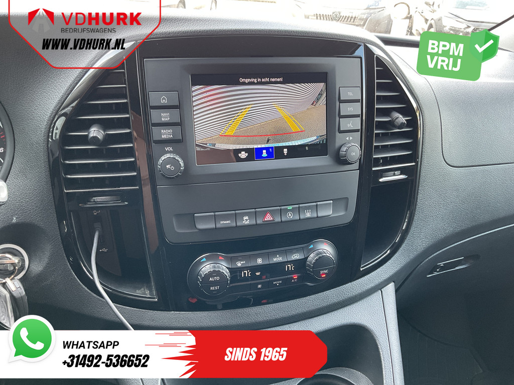 Mercedes-Benz Vito Bestelbus 116 CDI L3 Aut. DC Dubbel Cabine LED/ Adapt.Cruise/ Carplay/ Standkachel/ Stoelverw./ Climate/ Camera/ 17’LMV/ Trekhaak 14
