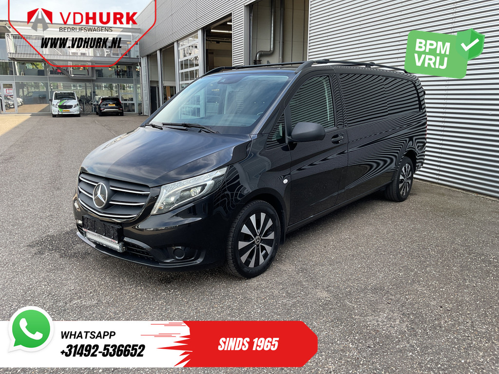 Mercedes-Benz Vito Bestelbus 116 CDI L3 Aut. DC Dubbel Cabine LED/ Adapt.Cruise/ Carplay/ Standkachel/ Stoelverw./ Climate/ Camera/ 17’LMV/ Trekhaak 7