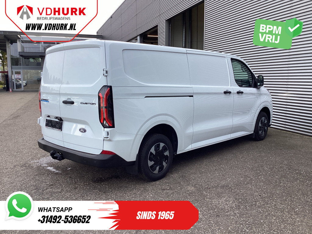 Ford E-Transit Custom Bestelbus L2 Trend 71 kWh 370 km WLTP LED/ 2.3t Trekverm./ Standkachel/ Stoelverw./ Carplay/ Camera/ PDC/ Climate/ Trekhaak 8