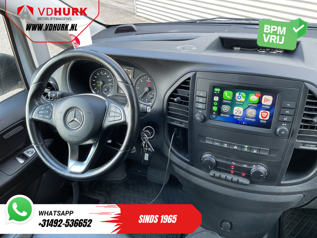 Mercedes-Benz Vito Bestelbus 116 CDI Aut. L3 LED/ Carplay/ Standkachel/ Stoelverw./ Navi/ Camera/ Cruise/ 16’LMV/ PDC/ Trekhaak 10
