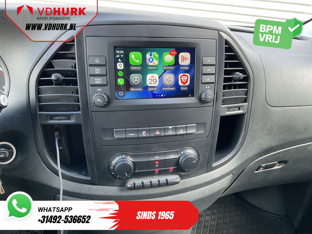 Mercedes-Benz Vito Bestelbus 116 CDI Aut. L3 LED/ Carplay/ Standkachel/ Stoelverw./ Navi/ Camera/ Cruise/ 16’LMV/ PDC/ Trekhaak 11