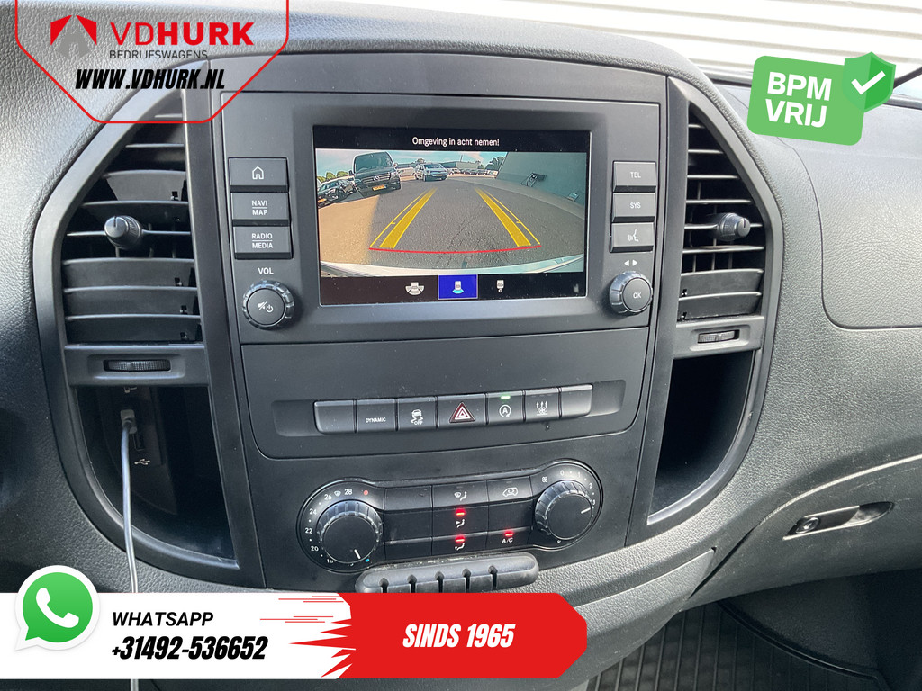 Mercedes-Benz Vito Bestelbus 116 CDI Aut. L3 LED/ Carplay/ Standkachel/ Stoelverw./ Navi/ Camera/ Cruise/ 16’LMV/ PDC/ Trekhaak 12