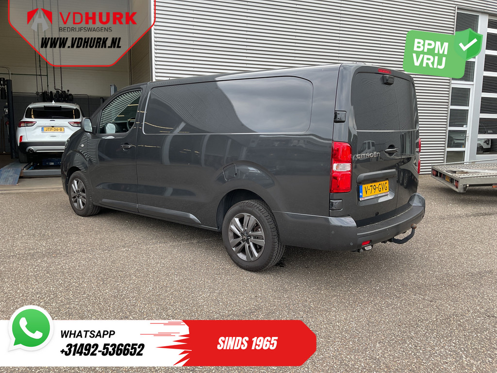 Citroën Jumpy Bestelbus 2.0 HDI 145 pk L3 LED/ Carplay/ Stoelverw./ Stuurverw./ Virtual Cockpit/ Navi/ Keyless/ Climate/ Camera/ Cruise/ 17’LMV/ PDC/ Tr 1