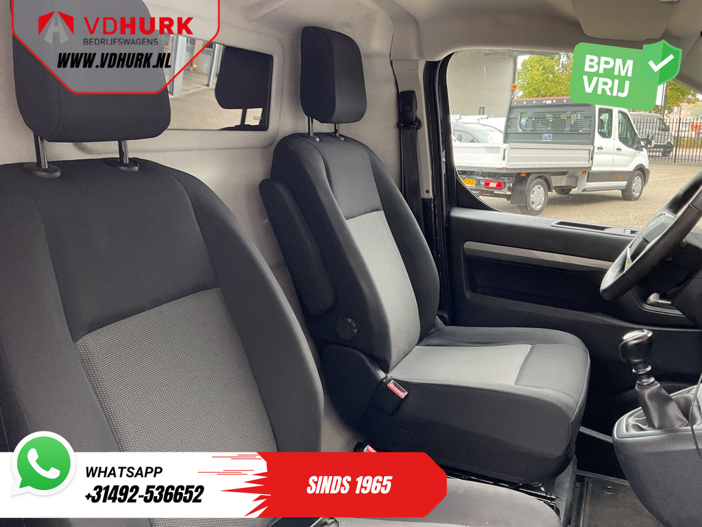 Citroën Jumpy Bestelbus 2.0 HDI 145 pk L3 LED/ Carplay/ Stoelverw./ Stuurverw./ Virtual Cockpit/ Navi/ Keyless/ Climate/ Camera/ Cruise/ 17’LMV/ PDC/ Tr 10