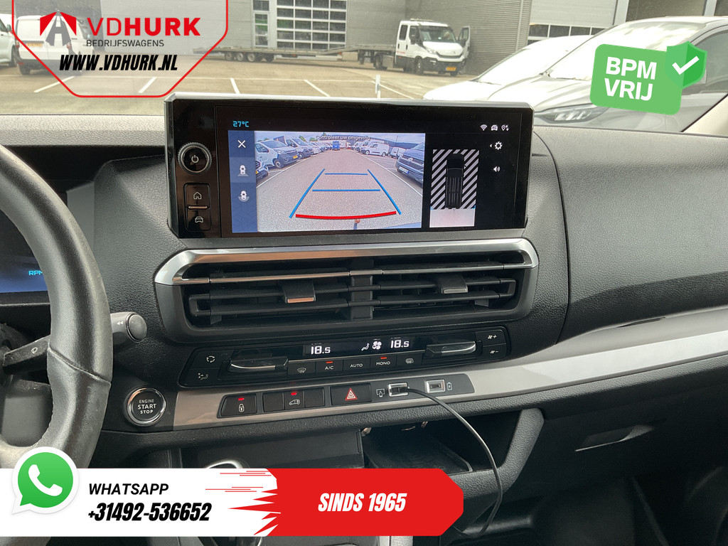 Citroën Jumpy Bestelbus 2.0 HDI 145 pk L3 LED/ Carplay/ Stoelverw./ Stuurverw./ Virtual Cockpit/ Navi/ Keyless/ Climate/ Camera/ Cruise/ 17’LMV/ PDC/ Tr 14