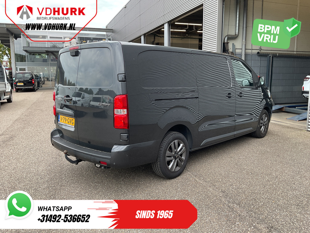 Citroën Jumpy Bestelbus 2.0 HDI 145 pk L3 LED/ Carplay/ Stoelverw./ Stuurverw./ Virtual Cockpit/ Navi/ Keyless/ Climate/ Camera/ Cruise/ 17’LMV/ PDC/ Tr 8