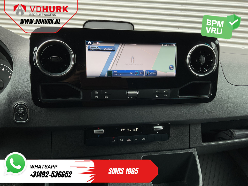 Mercedes-Benz Sprinter Bestelbus 317 1.9 CDI L2H2 Aut. LED/ 270Gr.Deuren/ Stoelverw./ Navi/ Airco/ Camera/ Cruise/ PDC/ 12