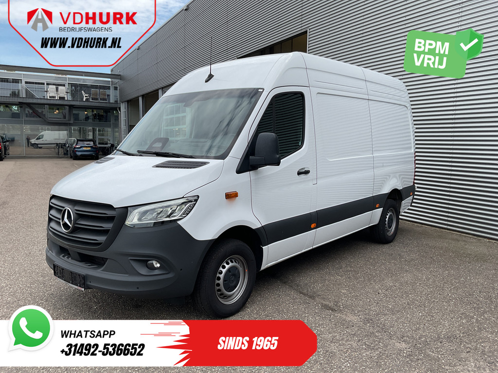 Mercedes-Benz Sprinter Bestelbus 317 1.9 CDI L2H2 Aut. LED/ 270Gr.Deuren/ Stoelverw./ Navi/ Airco/ Camera/ Cruise/ PDC/ 7
