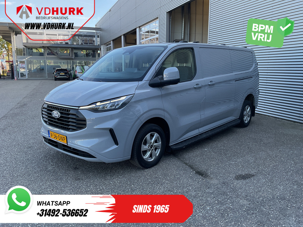 Ford Transit Custom Bestelbus 2.0 TDCI 170 pk Aut. L2 LED/ Adapt.Cruise/ Standkachel/ 2x Schuifdeur/ Carplay/ Stoelverw./ Stuurverw./ Navi/ Climate/ Camera/ 1 8