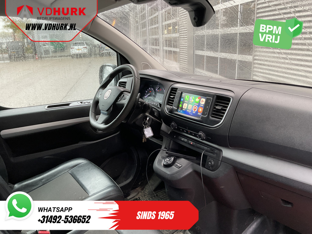 Fiat Scudo Bestelbus 2.0 MJ 145 pk L3 Aut. Carplay/ Navi/ Camera/ Cruise/ Airco/ PDC/ Trekhaak 2