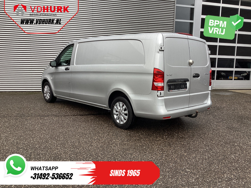Mercedes-Benz Vito Bestelbus 116 CDI XL L3 Aut. LED/ Standkachel/ Stoelverw./ 2.5T trekverm./ Carplay/ Camera/ LMV/ Cruise/ Trekhaak/ Airco 1