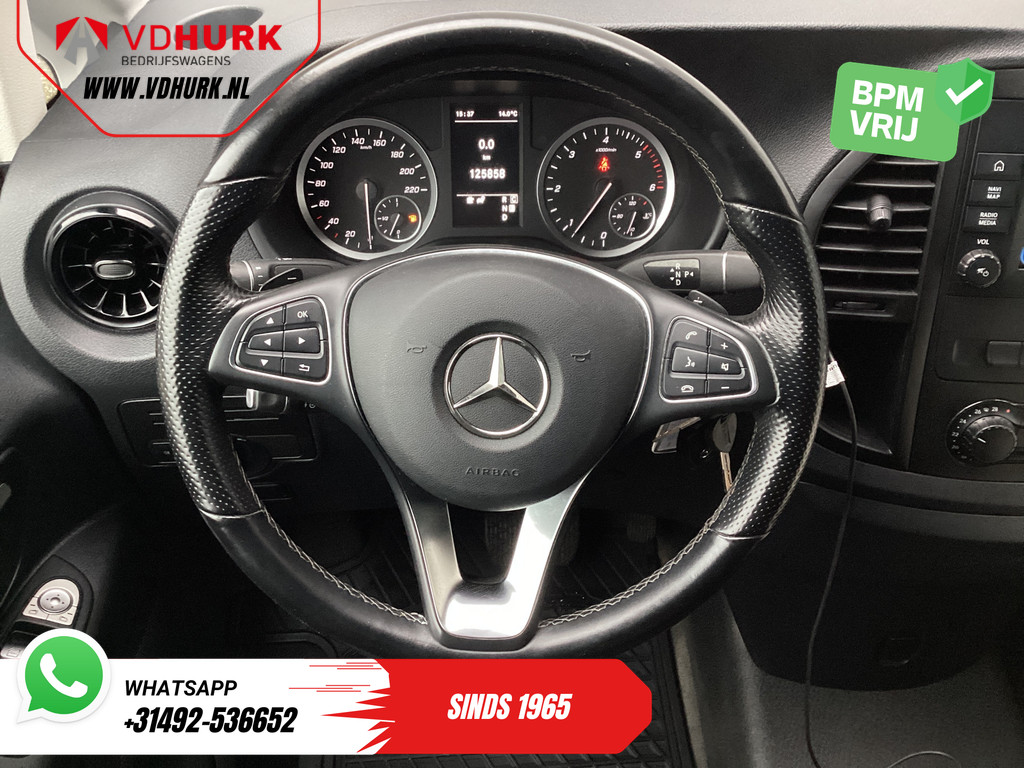 Mercedes-Benz Vito Bestelbus 116 CDI XL L3 Aut. LED/ Standkachel/ Stoelverw./ 2.5T trekverm./ Carplay/ Camera/ LMV/ Cruise/ Trekhaak/ Airco 12