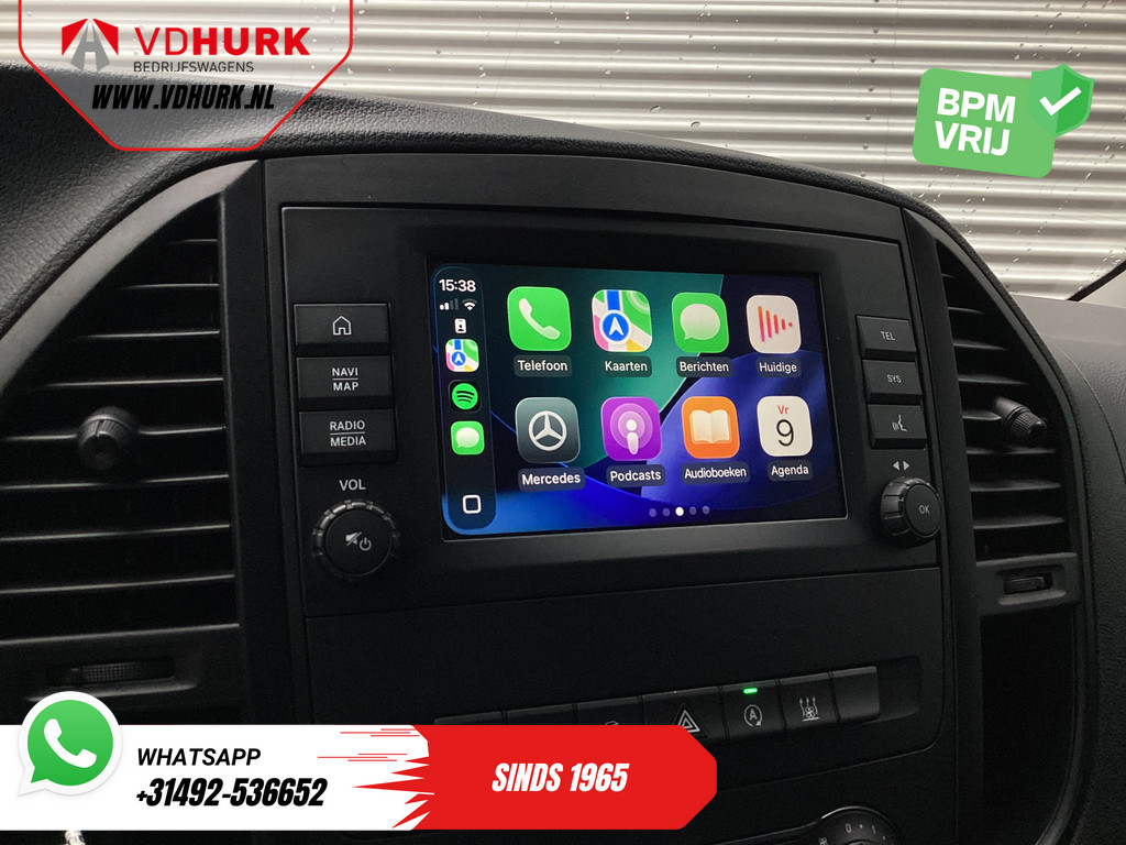 Mercedes-Benz Vito Bestelbus 116 CDI XL L3 Aut. LED/ Standkachel/ Stoelverw./ 2.5T trekverm./ Carplay/ Camera/ LMV/ Cruise/ Trekhaak/ Airco 13
