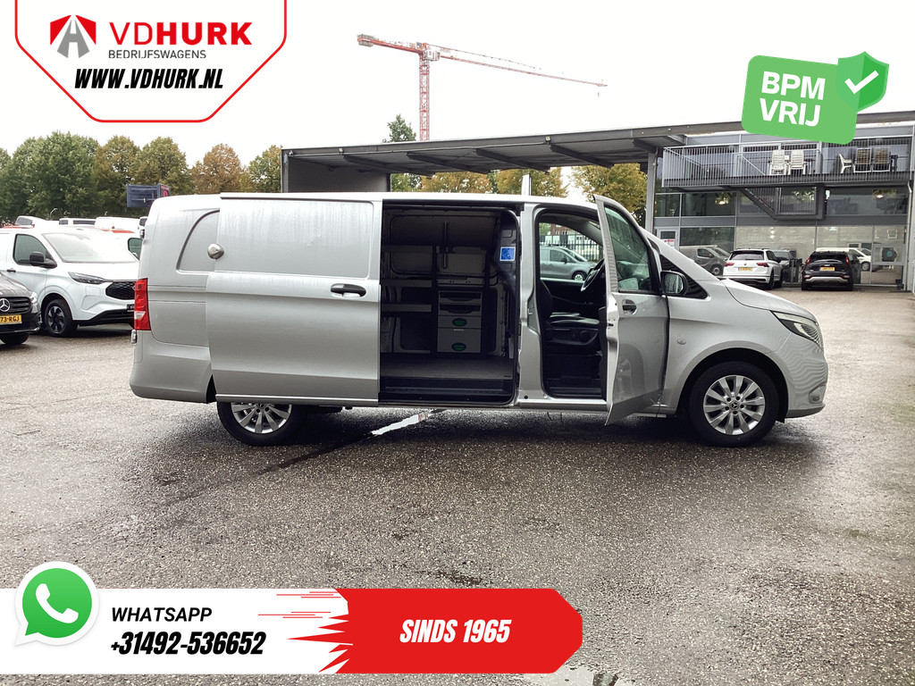 Mercedes-Benz Vito Bestelbus 116 CDI XL L3 Aut. LED/ Standkachel/ Stoelverw./ 2.5T trekverm./ Carplay/ Camera/ LMV/ Cruise/ Trekhaak/ Airco 5