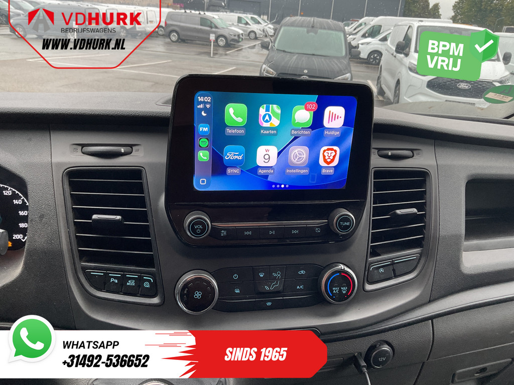 Ford Transit Custom Bestelbus 2.0 TDCI 130 pk L2 EXPORT Riem V.V./ Carplay/ Navi/ Camera/ Airco/ Cruise/ PDC/ Trekhaak 13