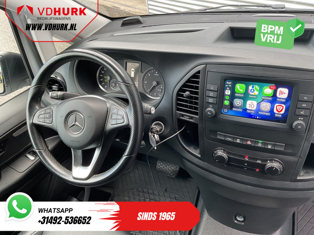 Mercedes-Benz Vito Bestelbus 119 CDI Aut. L3 LED/ Standkachel/ Stoelverw./ Carplay/ Navi/ Camera/ Airco/ 16'LMV/ Cruise/ PDC/ Trekhaak 11