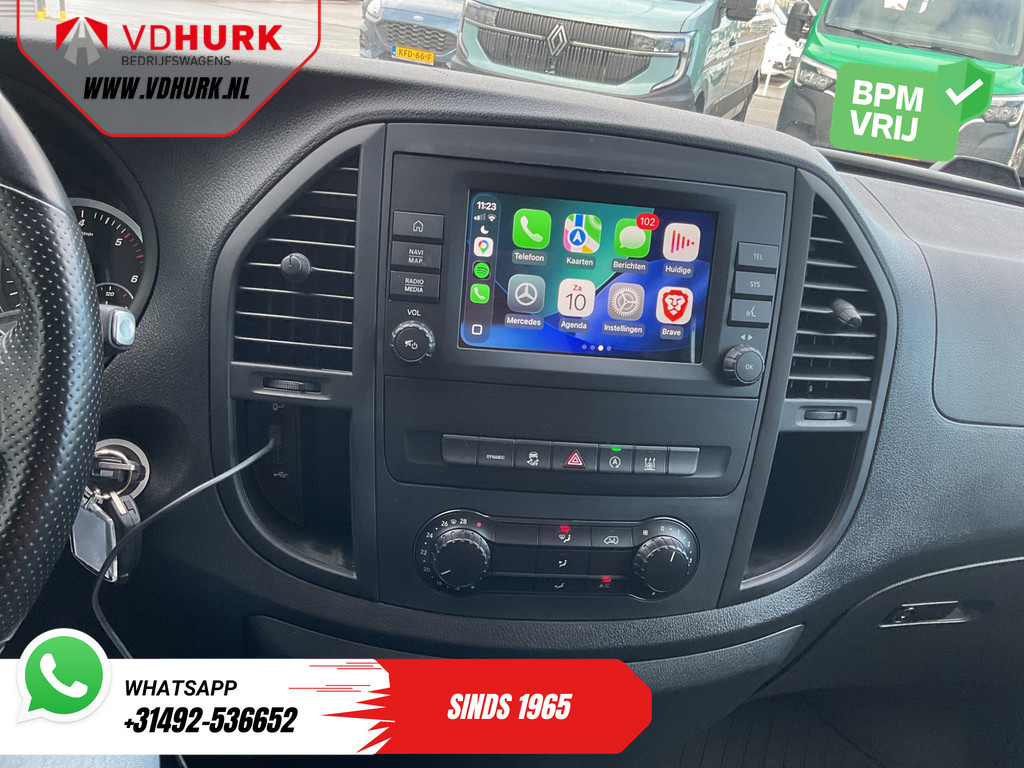 Mercedes-Benz Vito Bestelbus 119 CDI Aut. L3 LED/ Standkachel/ Stoelverw./ Carplay/ Navi/ Camera/ Airco/ 16'LMV/ Cruise/ PDC/ Trekhaak 13