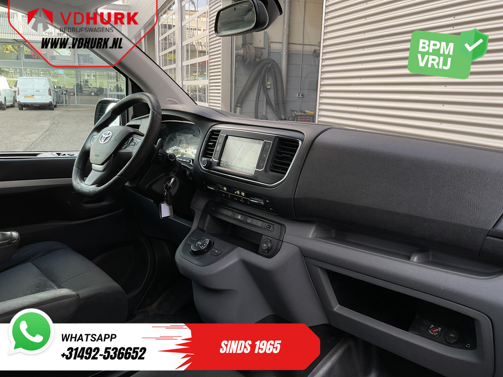 Toyota ProAce Worker Bestelbus 2.0 180 pk Aut. L3 DC Dubbel Cabine EXPORT DB-Riem V.V./ 2x Schuifdeur/ Navi/ Climate/ Trekhaak/ Cruise 11