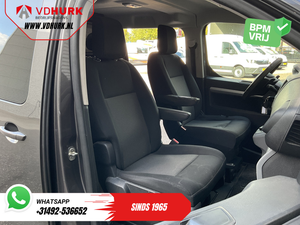 Toyota ProAce Worker Bestelbus 2.0 180 pk Aut. L3 DC Dubbel Cabine EXPORT DB-Riem V.V./ 2x Schuifdeur/ Navi/ Climate/ Trekhaak/ Cruise 12