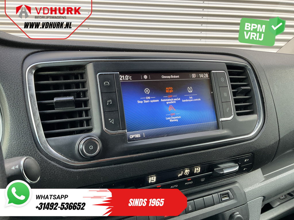 Toyota ProAce Worker Bestelbus 2.0 180 pk Aut. L3 DC Dubbel Cabine EXPORT DB-Riem V.V./ 2x Schuifdeur/ Navi/ Climate/ Trekhaak/ Cruise 14