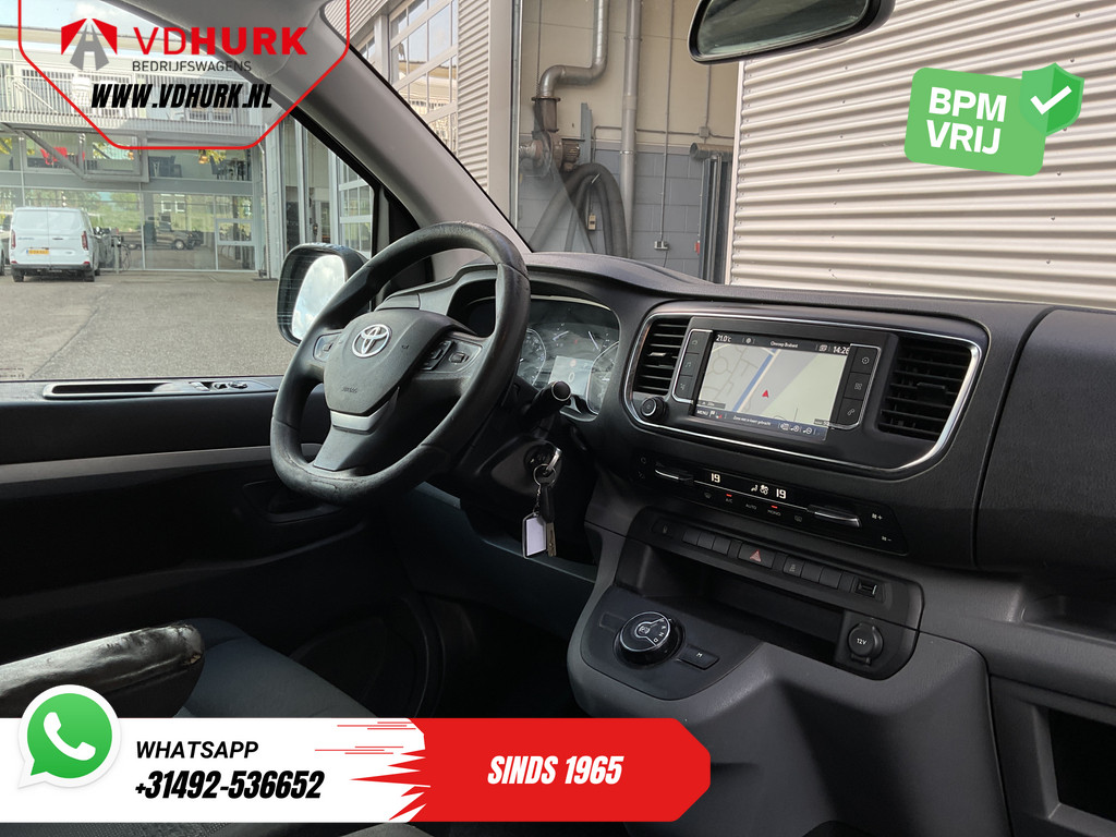 Toyota ProAce Worker Bestelbus 2.0 180 pk Aut. L3 DC Dubbel Cabine EXPORT DB-Riem V.V./ 2x Schuifdeur/ Navi/ Climate/ Trekhaak/ Cruise 2