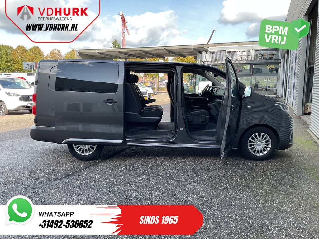 Toyota ProAce Worker Bestelbus 2.0 180 pk Aut. L3 DC Dubbel Cabine EXPORT DB-Riem V.V./ 2x Schuifdeur/ Navi/ Climate/ Trekhaak/ Cruise 5
