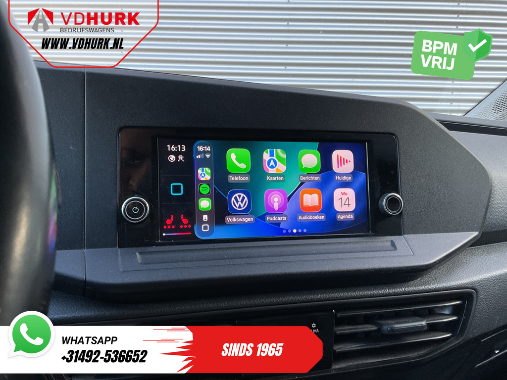 Volkswagen Caddy Cargo Bestelbus 2.0 TDI DSG 125 pk Aut. LED/ Virtual Cockpit/ Adapt.Cruise/ Standkachel/ Stoelverw./ Carplay/ Camera/ PDC/ Trekhaak/ Airco 13