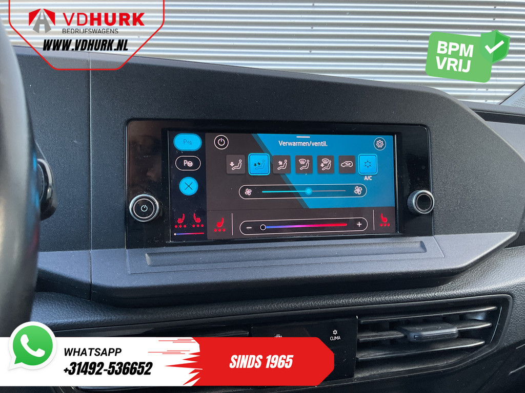 Volkswagen Caddy Cargo Bestelbus 2.0 TDI DSG 125 pk Aut. LED/ Virtual Cockpit/ Adapt.Cruise/ Standkachel/ Stoelverw./ Carplay/ Camera/ PDC/ Trekhaak/ Airco 15