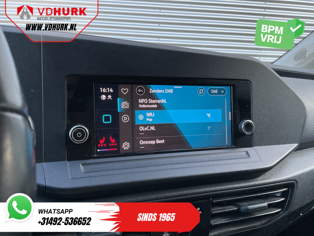 Volkswagen Caddy Cargo Bestelbus 2.0 TDI DSG 125 pk Aut. LED/ Virtual Cockpit/ Adapt.Cruise/ Standkachel/ Stoelverw./ Carplay/ Camera/ PDC/ Trekhaak/ Airco 19