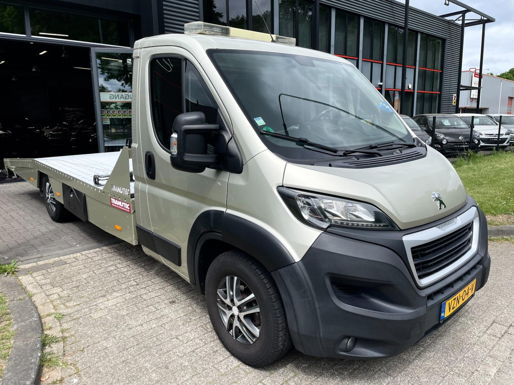 Peugeot Boxer 435 2.0 BlueHDI L3 Oprijwagen Tranutec Luchtvering Lier Cruise Control Airco 3 Persoons 1