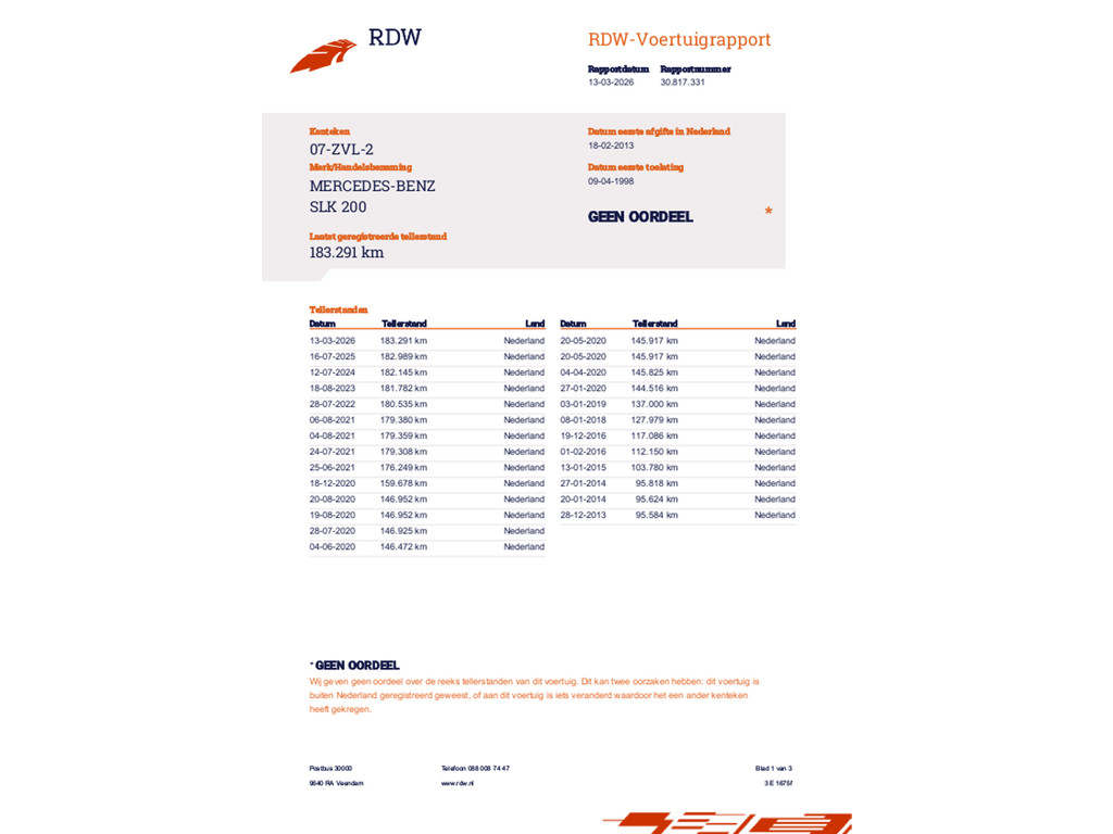 Mercedes-Benz SLK-klasse 200 43